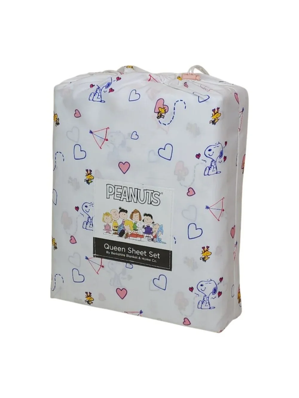 Peanuts Snoopy Queen Sheet Set By Berkshire Hearts Valentines Anniversary